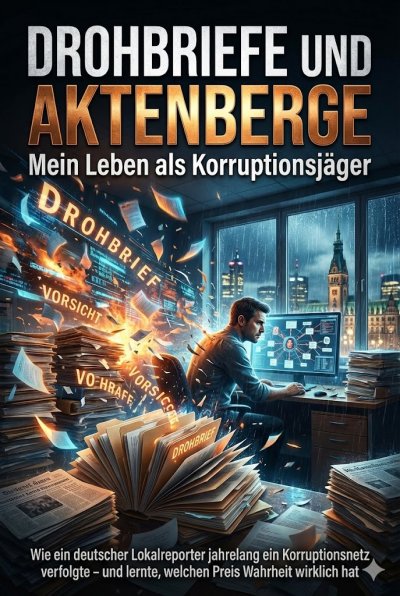 'Cover von Drohbriefe und Aktenberge: Mein Leben als Korruptionsjäger'-Cover