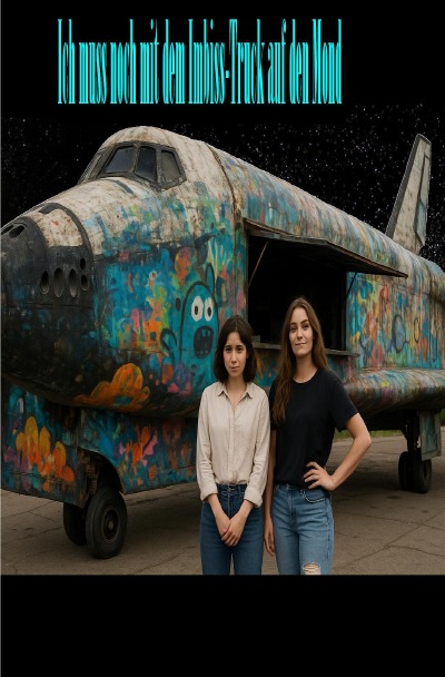 'Cover von Ich muss noch mit dem Imbiss-Truck auf den Mond'-Cover