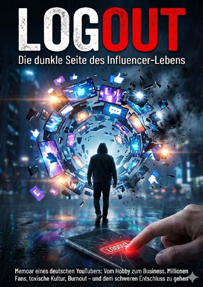 'Cover von Logout: Die dunkle Seite des Influencer-Lebens'-Cover