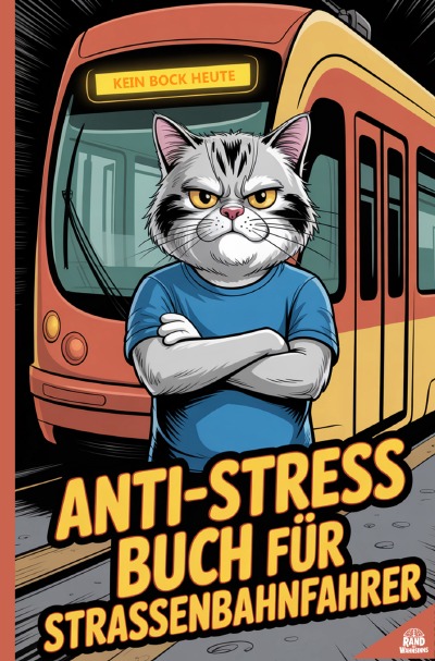 'Cover von Anti-Stress Buch für Straßenbahnfahrer'-Cover