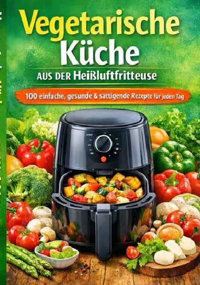 'Cover von Vegetarische Küche aus der Heißluftfritteuse'-Cover