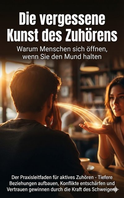 'Cover von Die vergessene Kunst des Zuhörens: Warum Menschen sich öffnen, wenn Sie den Mund halten'-Cover