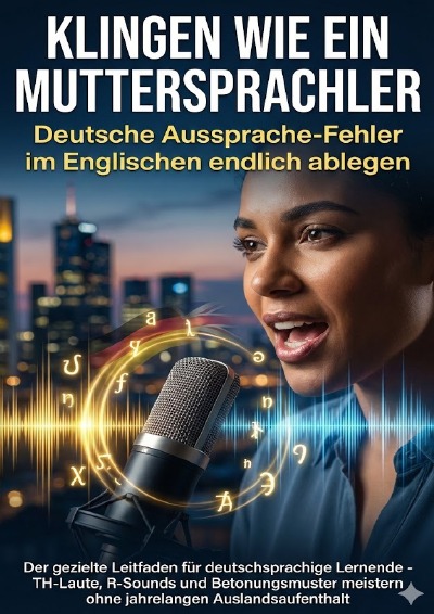 'Cover von Klingen wie ein Muttersprachler: Deutsche Aussprache-Fehler im Englischen endlich ablegen'-Cover