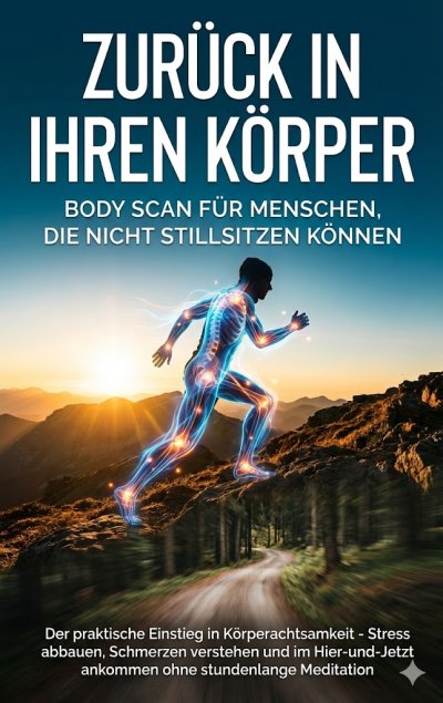 'Cover von Zurück in Ihren Körper: Body Scan für Menschen, die nicht stillsitzen können'-Cover
