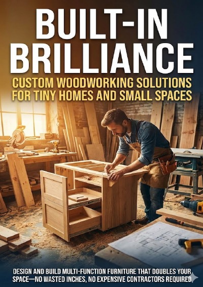 'Cover von Built-In Brilliance: Custom Woodworking Solutions for Tiny Homes and Small Spaces'-Cover