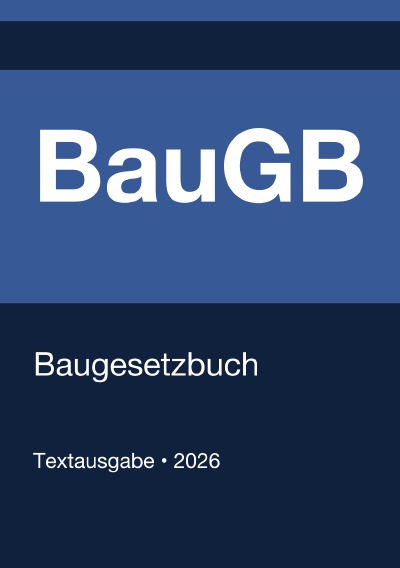'Cover von BauGB – Baugesetzbuch (Deutschland) 2026'-Cover