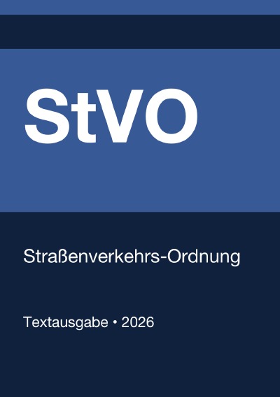 'Cover von Straßenverkehrs-Ordnung (StVO) (Deutschland) 2026'-Cover