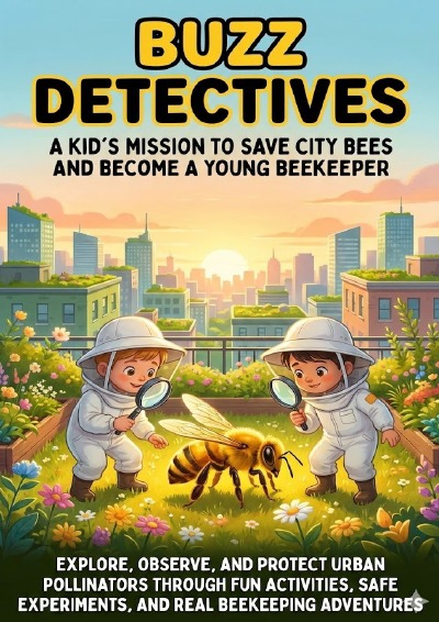 'Cover von Buzz Detectives: A Kid’s Mission to Save City Bees and Become a Young Beekeeper'-Cover