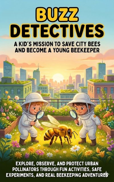 'Cover von Buzz Detectives: A Kid’s Mission to Save City Bees and Become a Young Beekeeper'-Cover