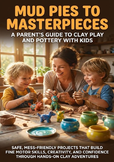 'Cover von Mud Pies to Masterpieces: A Parent’s Guide to Clay Play and Pottery with Kids'-Cover