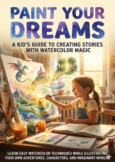 'Cover von Paint Your Dreams: A Kid’s Guide to Creating Stories with Watercolor Magic'-Cover