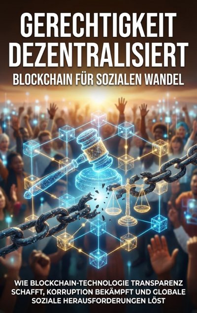 'Cover von Gerechtigkeit dezentralisiert: Blockchain für sozialen Wandel'-Cover