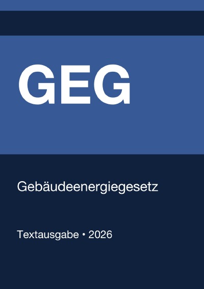 'Cover von GEG – Gebäudeenergiegesetz (Deutschland) 2026'-Cover