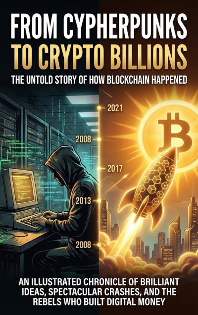 'Cover von From Cypherpunks to Crypto Billions: The Untold Story of How Blockchain Happened'-Cover