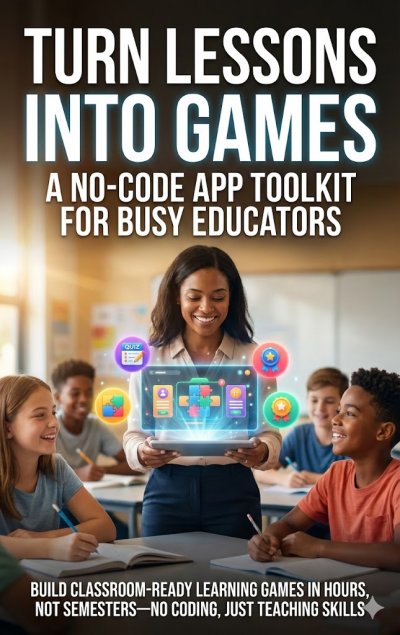'Cover von Turn Lessons Into Games: A No-Code App Toolkit for Busy Educators'-Cover
