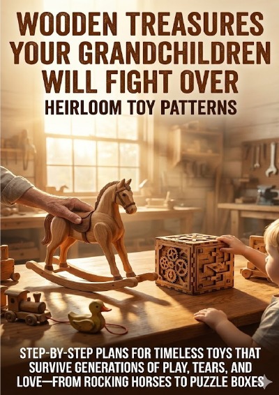'Cover von Wooden Treasures Your Grandchildren Will Fight Over: Heirloom Toy Patterns'-Cover