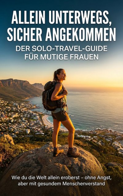 'Cover von Allein unterwegs, sicher angekommen: Der Solo-Travel-Guide für mutige Frauen'-Cover