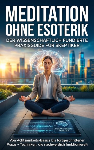'Cover von Meditation ohne Esoterik: Der wissenschaftlich fundierte Praxisguide für Skeptiker'-Cover