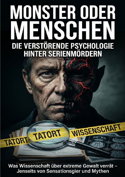 'Cover von Monster oder Menschen: Die verstörende Psychologie hinter Serienmördern'-Cover