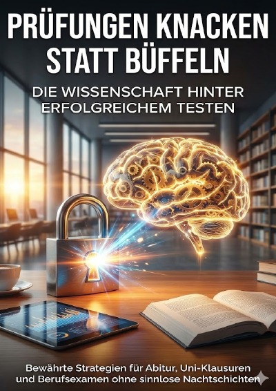 'Cover von Prüfungen knacken statt büffeln: Die Wissenschaft hinter erfolgreichem Testen'-Cover