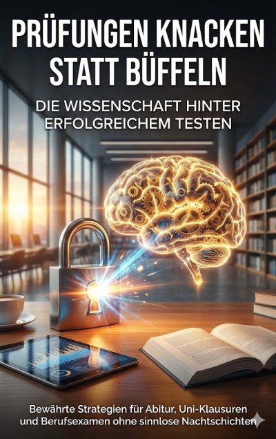 'Cover von Prüfungen knacken statt büffeln: Die Wissenschaft hinter erfolgreichem Testen'-Cover