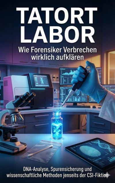 'Cover von Tatort Labor: Wie Forensiker Verbrechen wirklich aufklären'-Cover