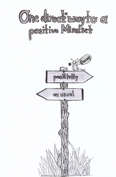 'Cover von One direct (funny) way to a positive mindset'-Cover
