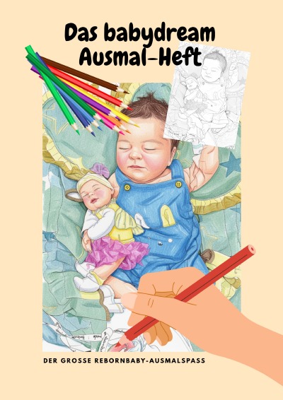 'Cover von Das babydream Ausmal-Heft'-Cover