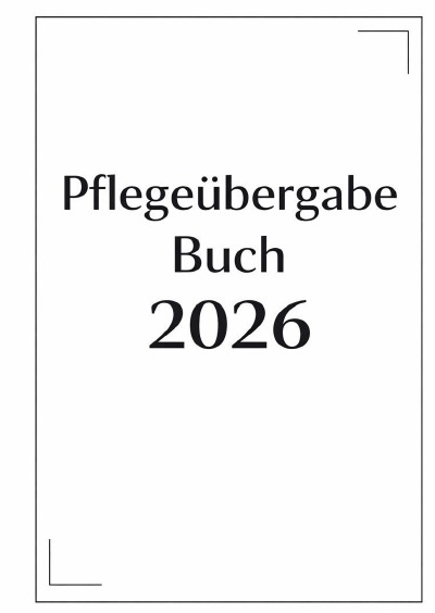 'Cover von Übergabe Buch Pflegeeinrichtung'-Cover