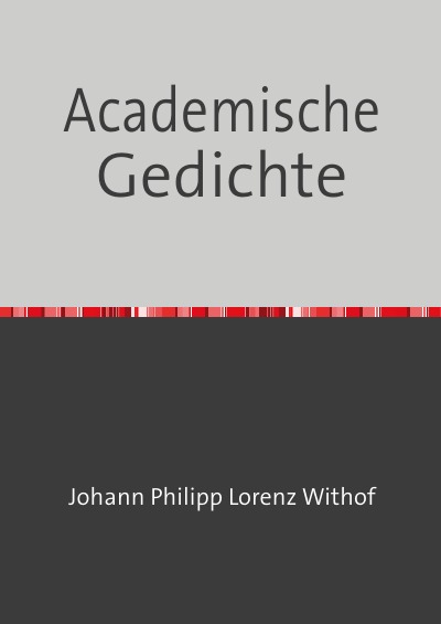 'Cover von Academische Gedichte'-Cover