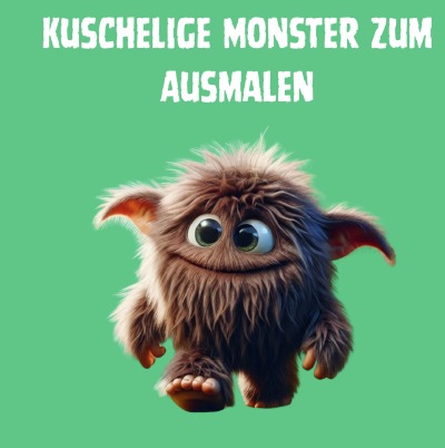 'Cover von Kuschelige Monster zum Ausmalen'-Cover