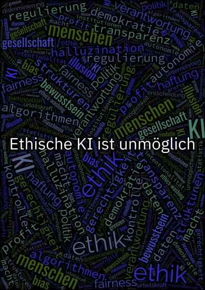 'Cover von Ethische KI ist unmöglich'-Cover