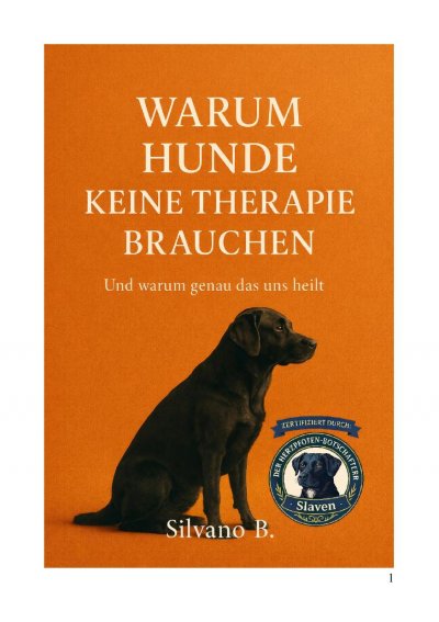 'Cover von Warum Hunde keine Therapie brauchen'-Cover