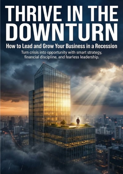 'Cover von Thrive in the Downturn: How to Lead and Grow Your Business in a Recession'-Cover