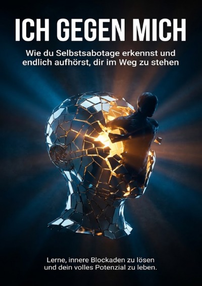 'Cover von Ich gegen mich: Wie du Selbstsabotage erkennst und endlich aufhörst, dir im Weg zu stehen'-Cover