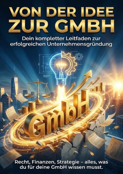 'Cover von Von der Idee zur GmbH: Dein kompletter Leitfaden zur erfolgreichen Unternehmensgründung'-Cover