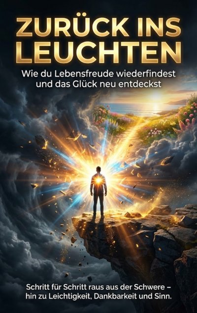 'Cover von Zurück ins Leuchten: Wie du Lebensfreude wiederfindest und das Glück neu entdeckst'-Cover