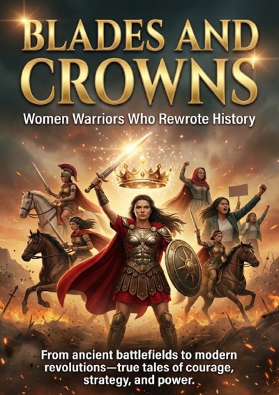 'Cover von Blades and Crowns: Women Warriors Who Rewrote History'-Cover