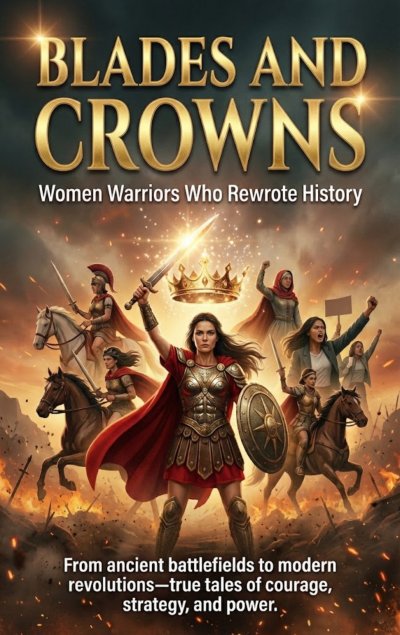 'Cover von Blades and Crowns: Women Warriors Who Rewrote History'-Cover