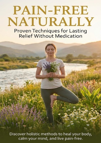 'Cover von Pain-Free Naturally: Proven Techniques for Lasting Relief Without Medication'-Cover