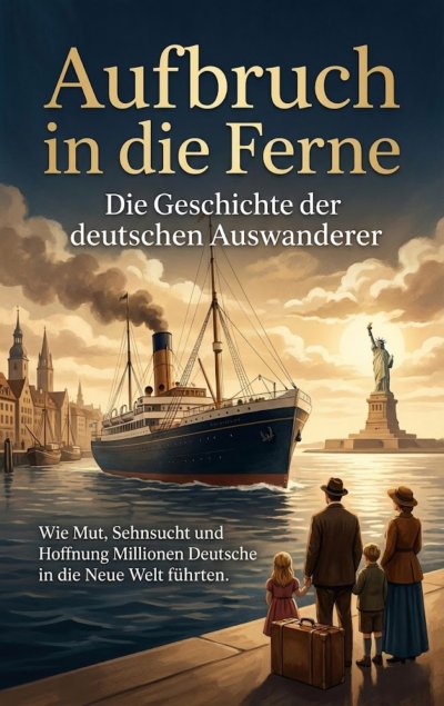 'Cover von Aufbruch in die Ferne: Die Geschichte der deutschen Auswanderer'-Cover