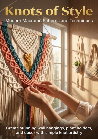 'Cover von Knots of Style: Modern Macramé Patterns and Techniques'-Cover