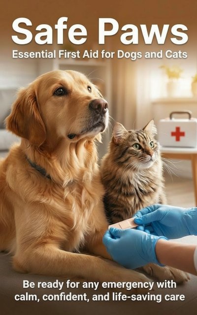 'Cover von Safe Paws: Essential First Aid for Dogs and Cats'-Cover
