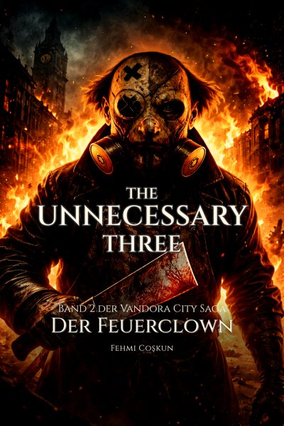 'Cover von The Unnecessary Three –  Der Feuerclown'-Cover