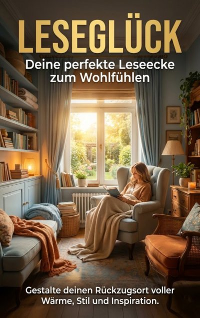 'Cover von Leseglück: Deine perfekte Leseecke zum Wohlfühlen'-Cover