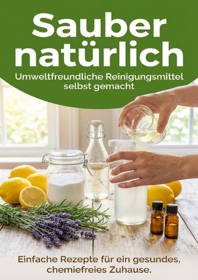 'Cover von Sauber natürlich: Umweltfreundliche Reinigungsmittel selbst gemacht'-Cover