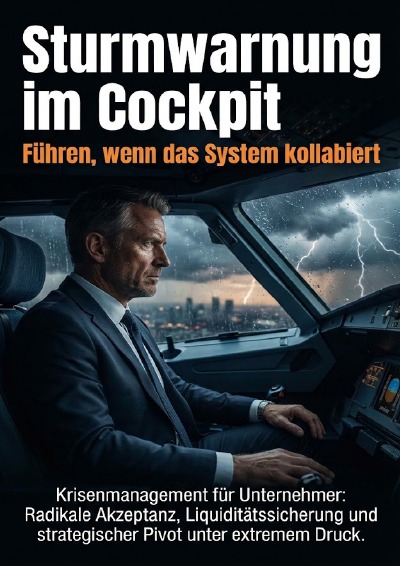 'Cover von Sturmwarnung im Cockpit: Führen, wenn das System kollabiert'-Cover