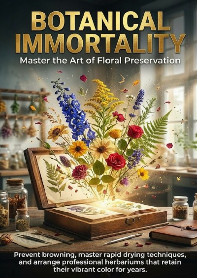 'Cover von Botanical Immortality: Master the Art of Floral Preservation'-Cover