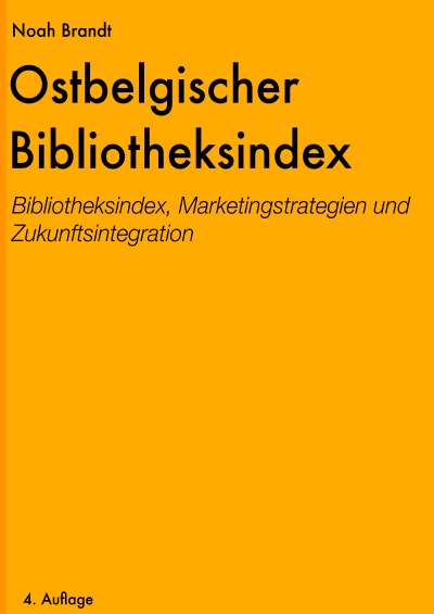 'Cover von Ostbelgischer Bibliotheksindex'-Cover