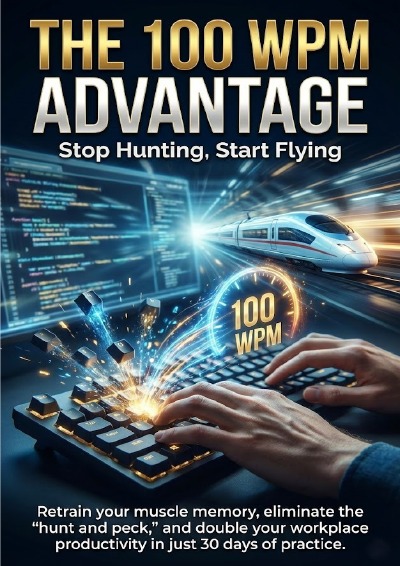 'Cover von The 100 WPM Advantage: Stop Hunting, Start Flying'-Cover